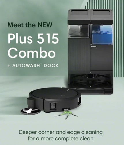 Roomba plus 515 combo robot - roomba®,